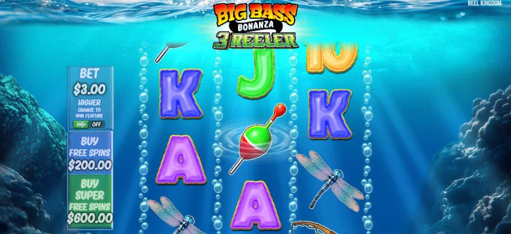 Big Bass Bonanza 3 Reeler игра.