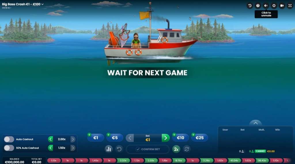 Big Bass Crash как выиграть.