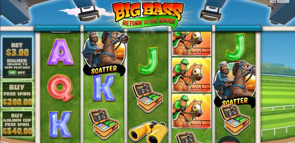 Big Bass Return to the Races slot.